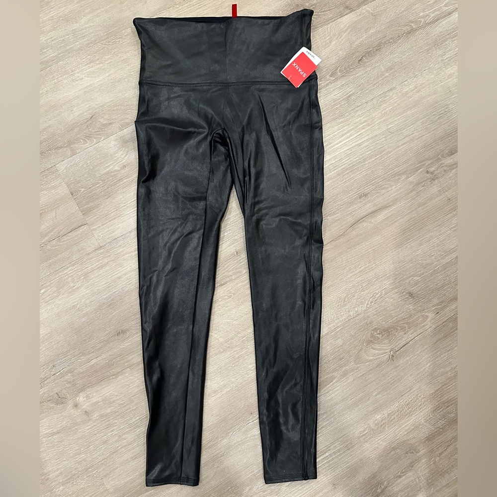 NWT Spanx Faux Leather Leggings